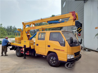 12米 藍(lán)牌江鈴雙排·折疊臂高空車